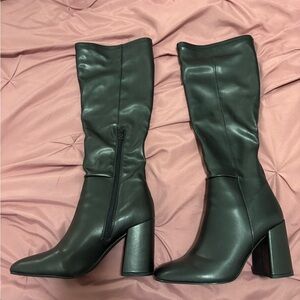 Steve Madden Black Heeled Boots